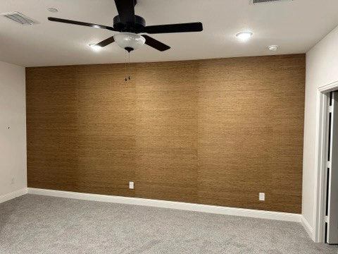 Residential wallpaper installation in a modern living room